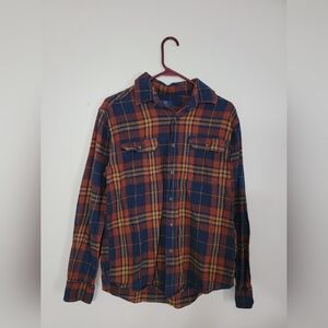 George plaid button up Long-sleeve shirt